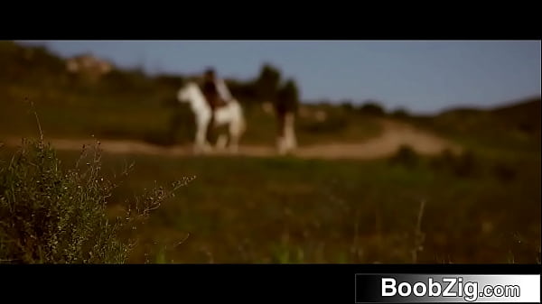 Bound Ebony Babe Dominated By A Huge White Cock