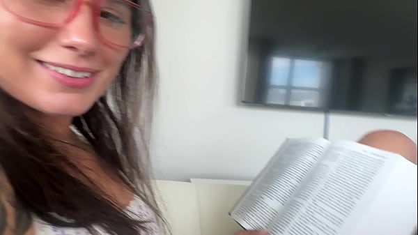 Shy Nerdy Stepsister Lets Scott Stark Breed Her