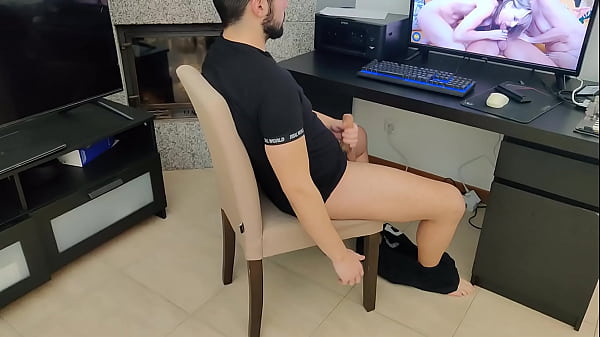 Stepmom Jerks Off Her Stepson To Porn Together