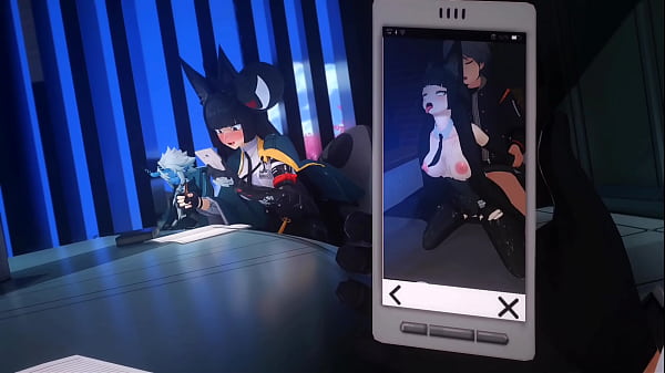 Animated Babe Miyabi Gets Her Holes Filled