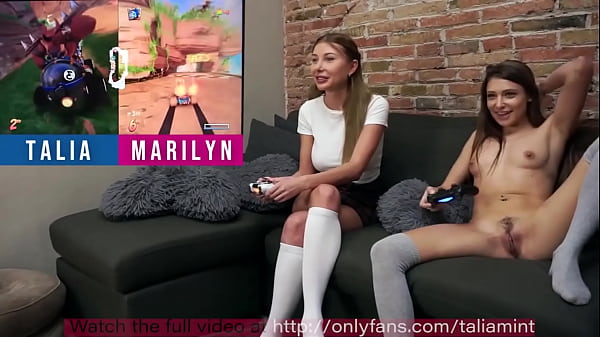 Lesbian Gamers Make Each Other Soak The Couch