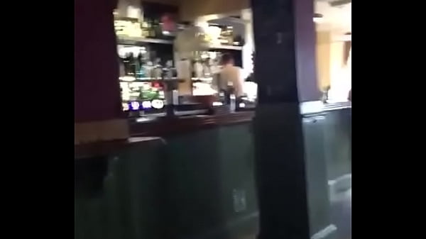 Secret Handjob At The Bar With Hot Wife