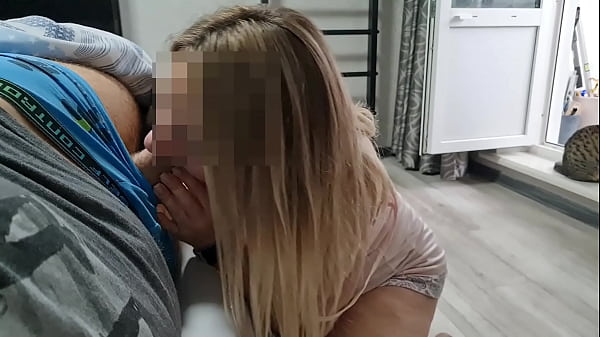 Stepdaughter Sneaks In For A Secret Daddy Dick Sucking