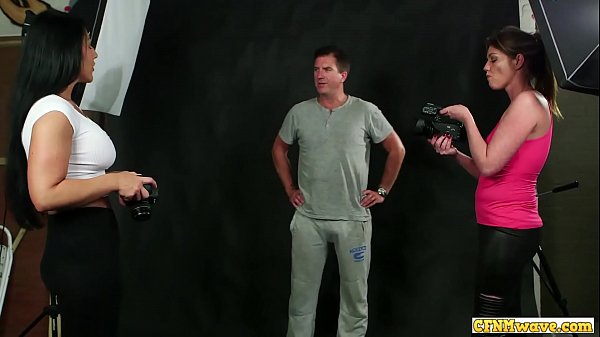 Hot European Dommes Make Sub Jerk Off For Them