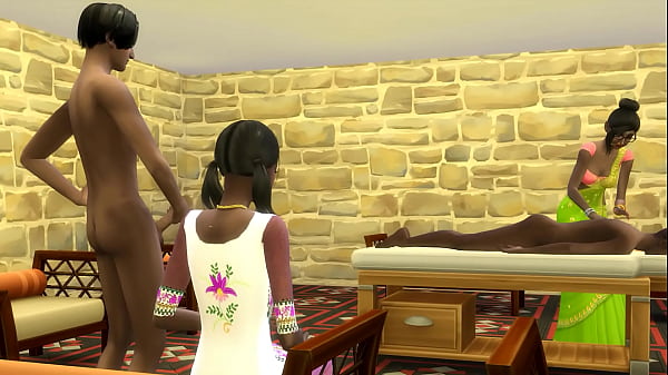 Family Teaches Each Other The Best Kind Of Massage Techniques