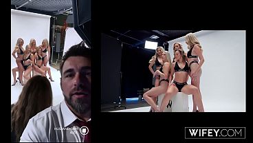 Wifey Crew And Country Hotwife In A Massive Group Fuck