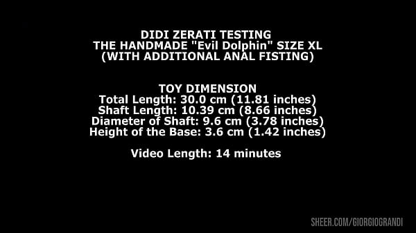 Didi Zerati Gets Her Asshole Stretched By A Giant Toy