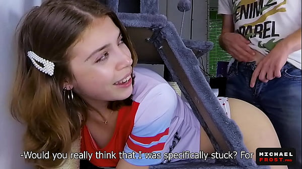 Step Sister Pretends To Get Trapped For Her Brother's Dick