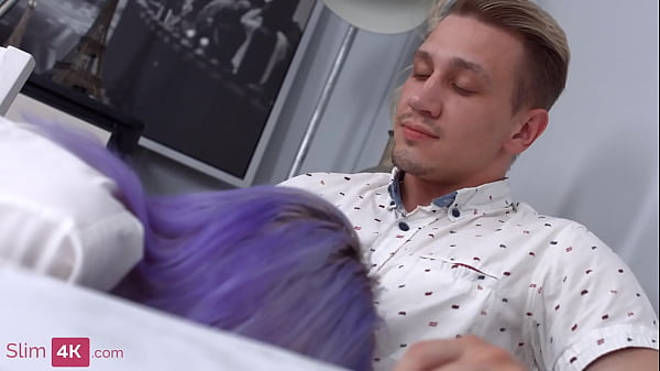 Purple-Haired Mia Cheers Takes Two Dicks At Once