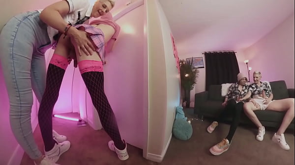 Emily Candys And Justin Sweetsun Milk Their Sissy Slaves Dry