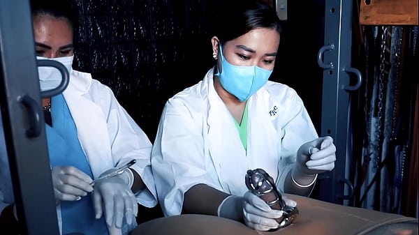 DominaFire's Medical Torment On A Locked Up Slave