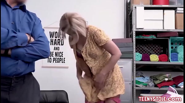 Blonde Thief Amber Chase Gets Punished With Rough Sex