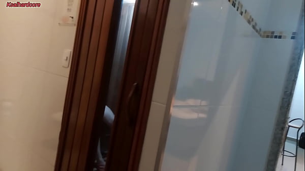 Naked Brazilian Milf Gets Caught And Fucked In The Sauna