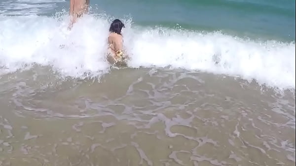 Latina Babes Get Wild With Random Dudes On The Shore
