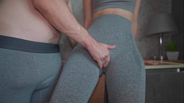 Stepmom In Yoga Pants Gets Fucked After Her Workout