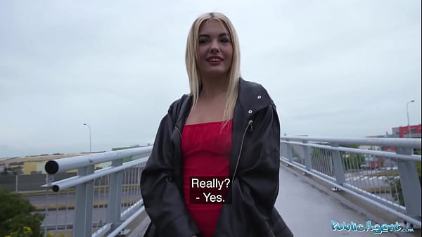 Luna Bbunny In Red Dress Sucks Dick Outside Then Gets Fucked