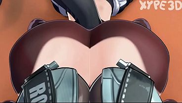 Ellen Joe Takes Her Friend's Massive Futa Cock