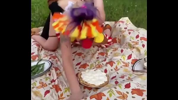 Gibby The Clown Pounds Sativaay In Public Thanksgiving Fuck