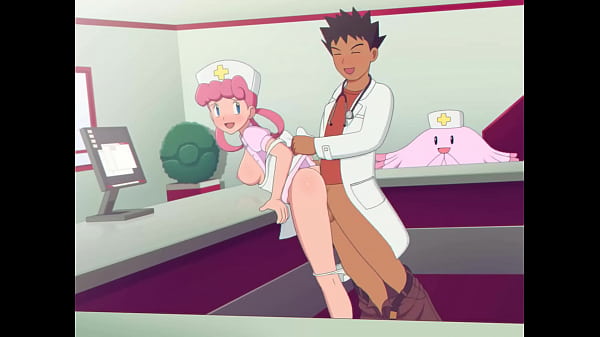 Pokemon Nurse Joy Gets Filled By Doctor Brock