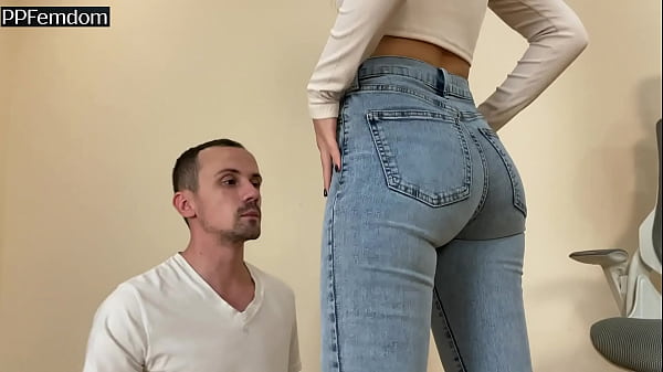 Goddess Kira Makes Him Worship Her Jeans And Asshole