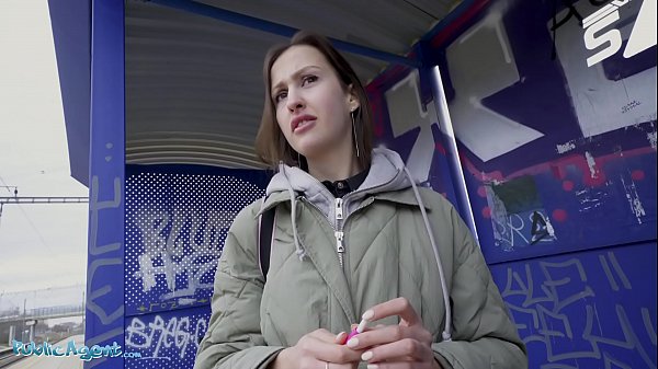 Smoking Ukrainian Babe Flashes Tits To Avoid Train Fine