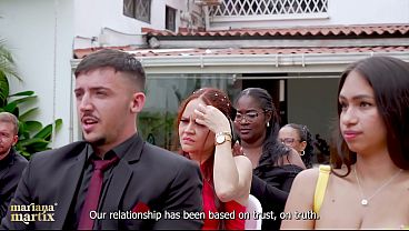 Mariana Martix Takes The Priest In The Wedding Bathroom