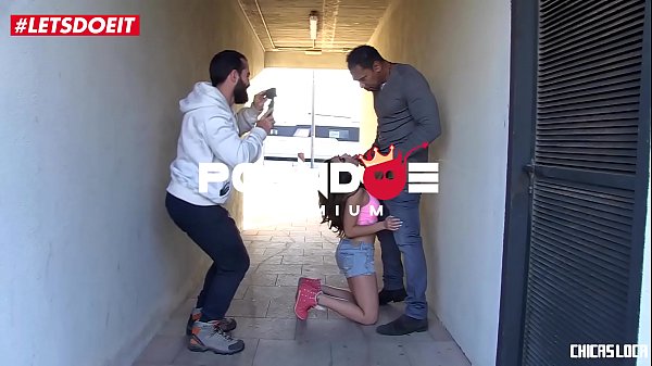 Tiny Latina Frida Sante Gets Wrecked By A Huge Black Cock Outside