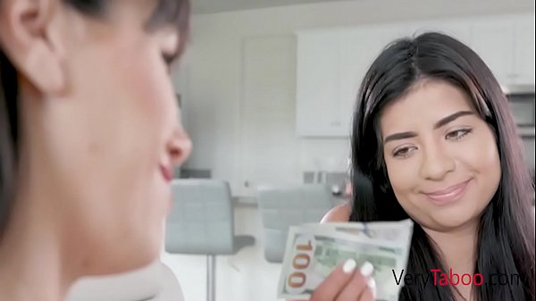 Karmen Santana Coaxes Her Stepdaughter Into A Taboo Threesome