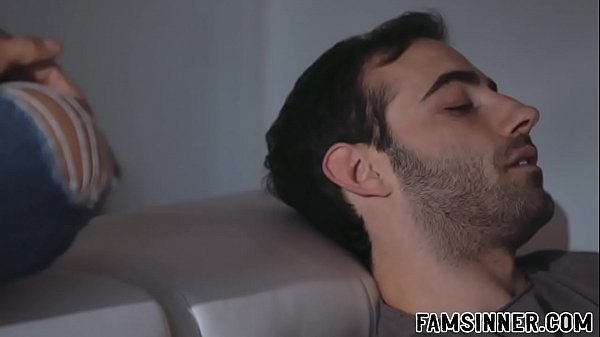 Stepmother Seduces Her Stepson With Her Massive Tits