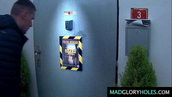 Czech Blonde With Huge Rack Takes On A Gloryhole Gangbang