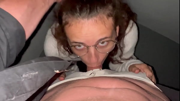 Kate Rich Gets A Doorway Blowjob And Glasses Facial