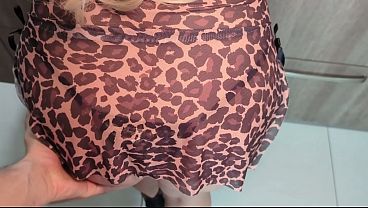 Stepmom In Tight Pajamas Surprises Her Stepson In The Kitchen