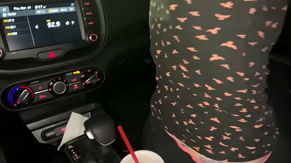 Drive Thru Slut Takes A Load In Her Mouth