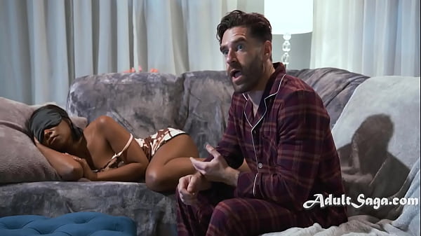 Lily Starfire Sneaks A Ride On Her Sleeping Stepmom's Husband