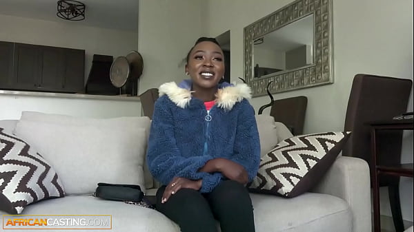 Petite Ebony Model Rides Casting Director's Monster Dick