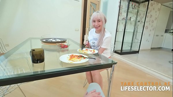 Blonde Chick Lives Out Her Hentai Dream Then Gets Anal